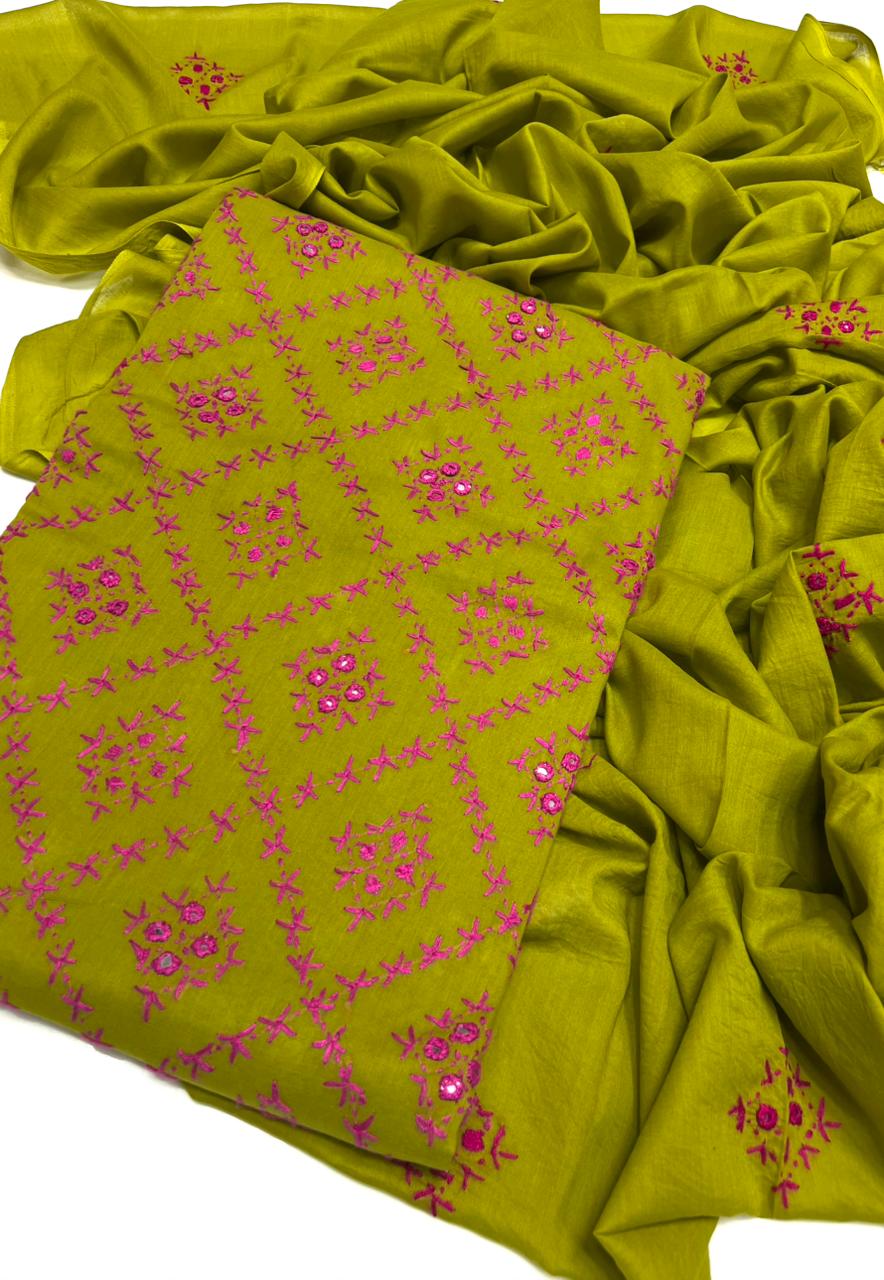 3PC Handmade Embroidered on GTM Premium Quality Lawn #1 (Copy)