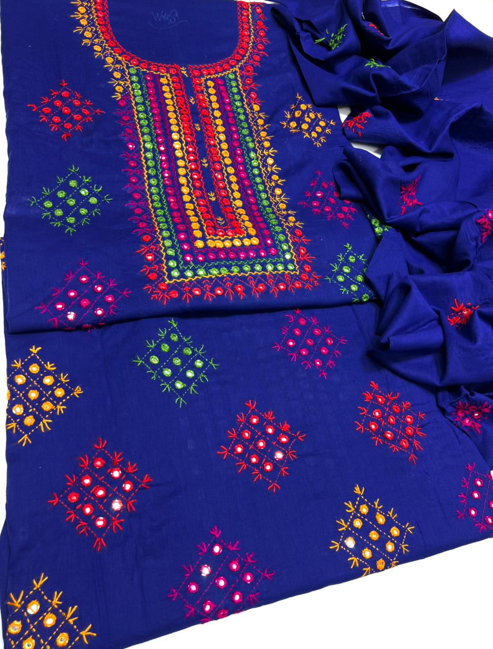 3PC Handmade Embroidered on GTM Premium Quality Lawn #2