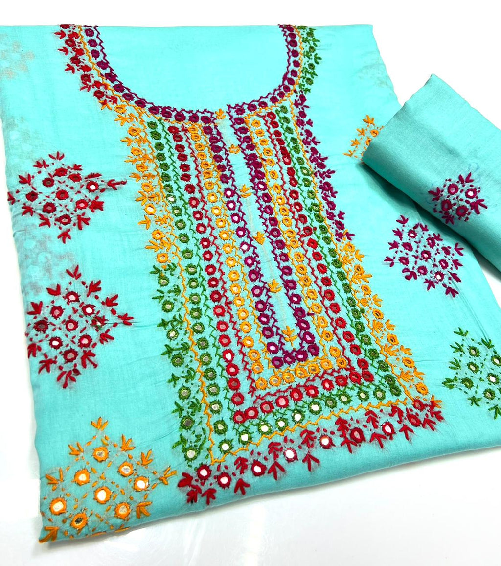 3PC Handmade Embroidered on GTM Premium Quality Lawn #2
