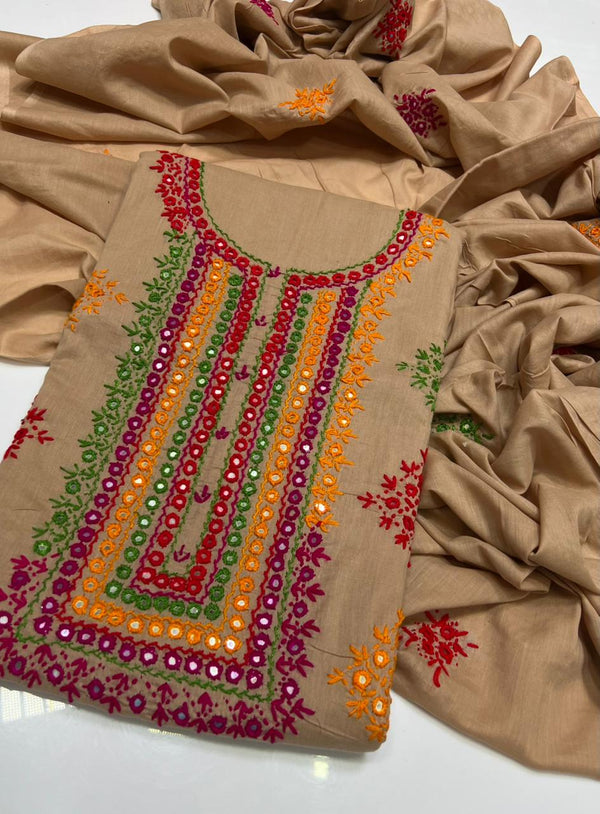 3PC Handmade Embroidered on GTM Premium Quality Lawn #2