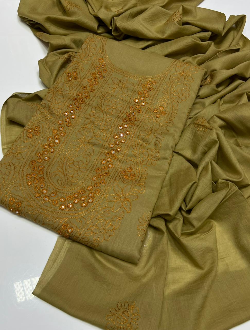 3PC Handmade Embroidered on GTM Premium Quality Lawn #3