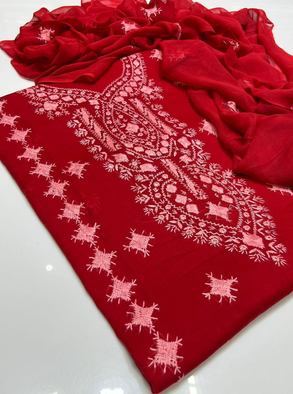 3PC Handmade Embroidered on GTM Premium Quality Lawn #4