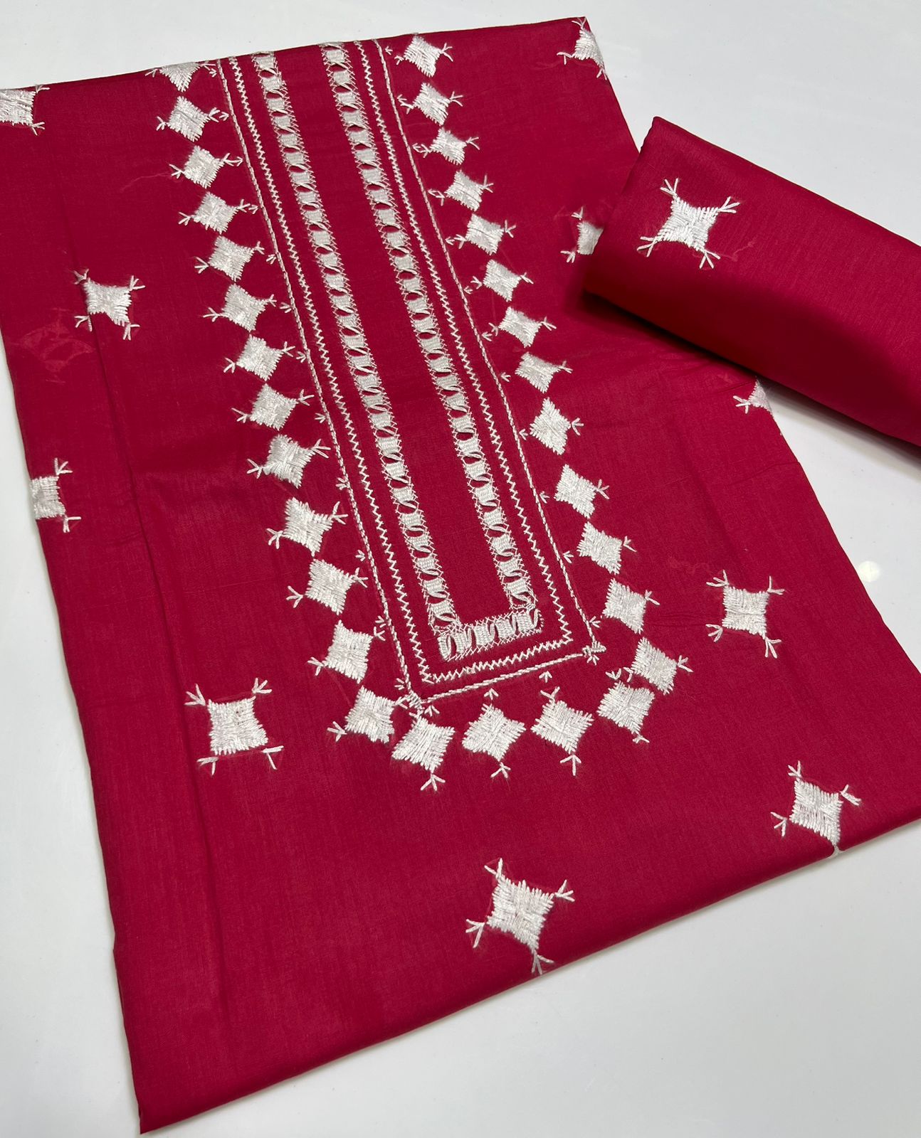 3PC Handmade Embroidered on GTM Premium Quality Lawn #5