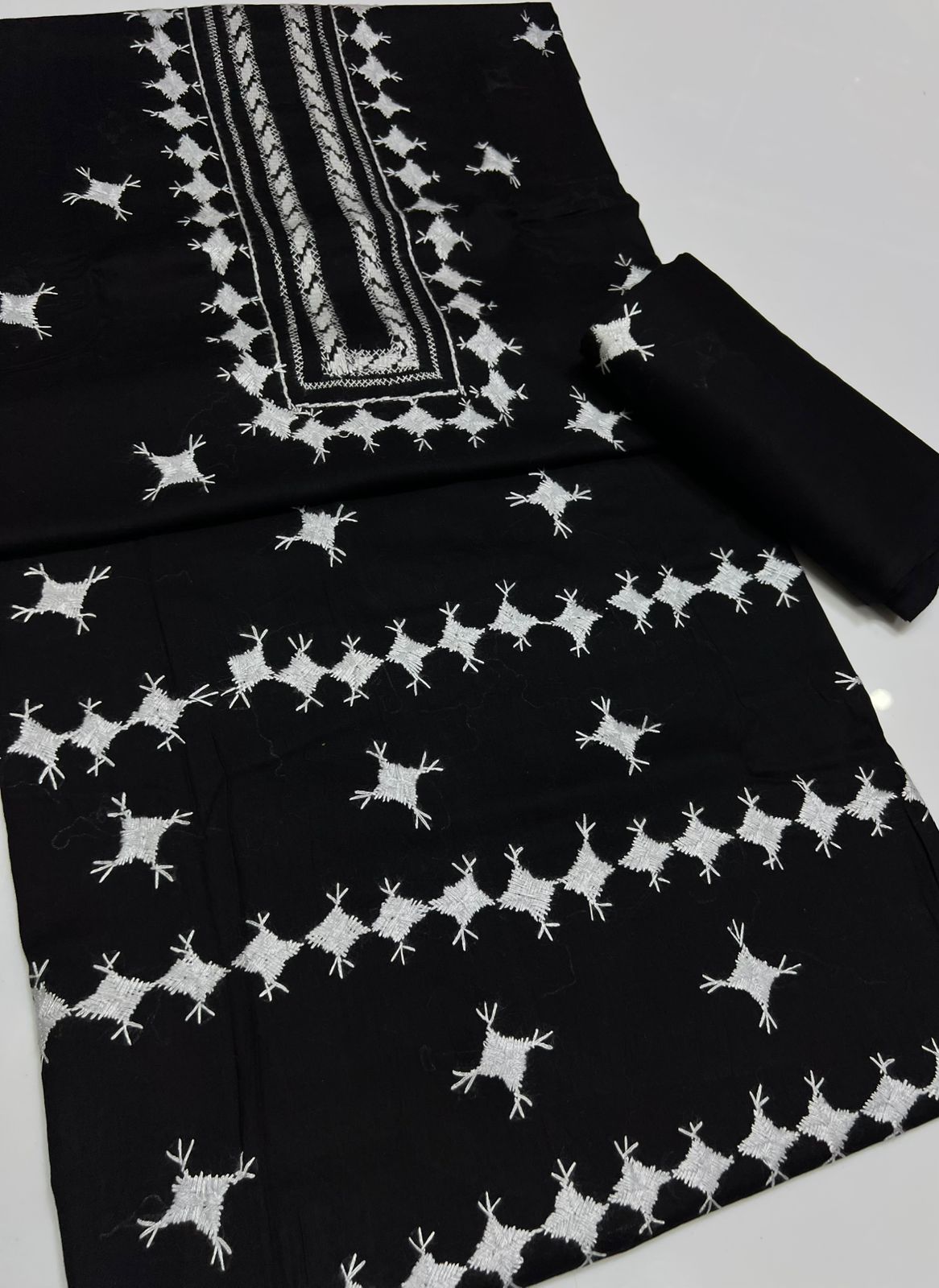 3PC Handmade Embroidered on GTM Premium Quality Lawn #5