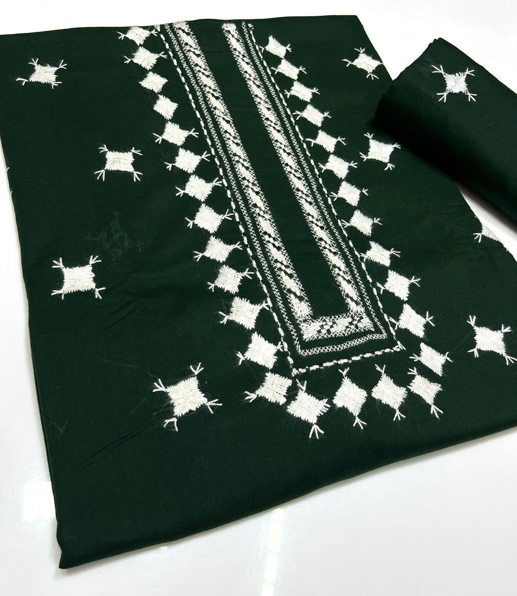 3PC Handmade Embroidered on GTM Premium Quality Lawn #5