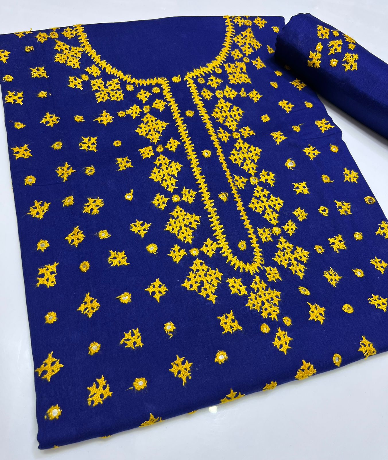 3PC Handmade Embroidered on GTM Premium Quality Lawn #6