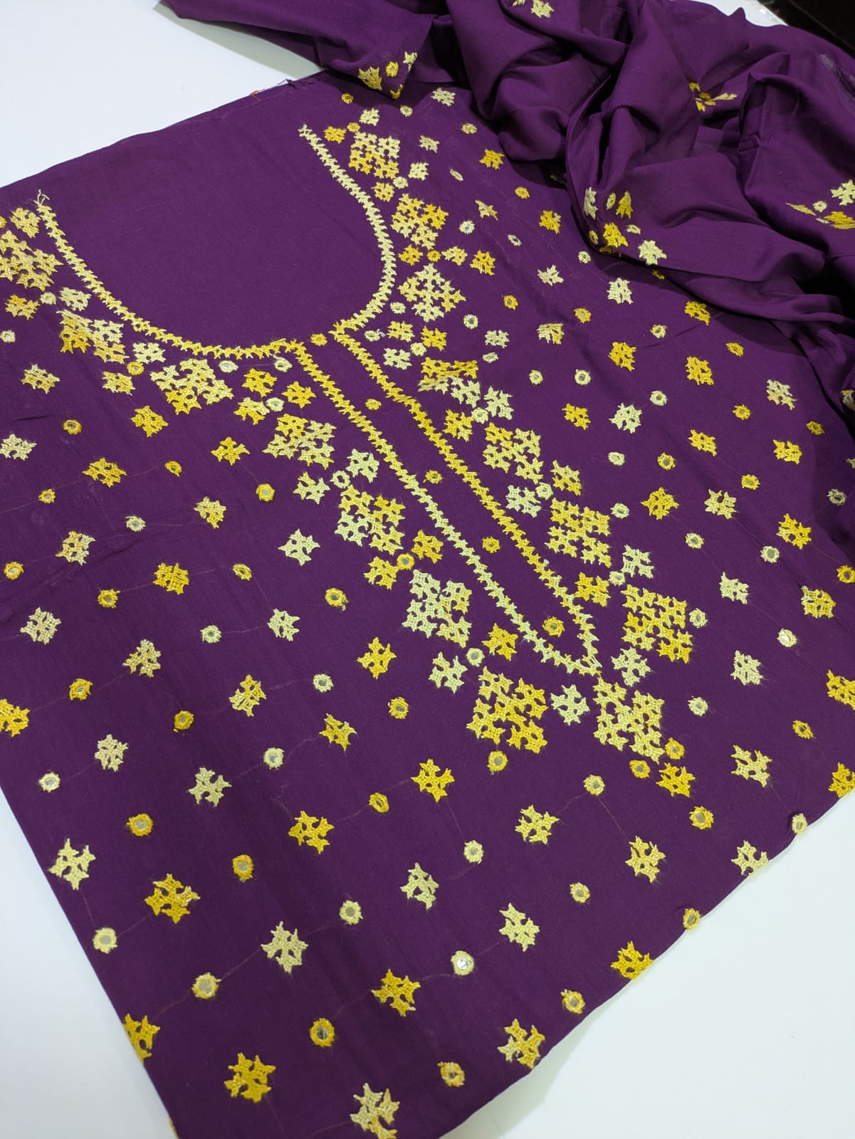 3PC Handmade Embroidered on GTM Premium Quality Lawn #6