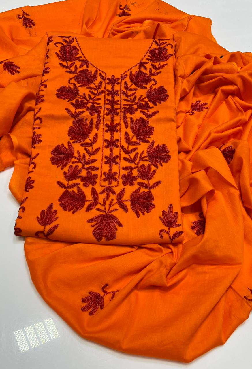 3PC Handmade Embroidered on GTM Premium Quality Lawn #7