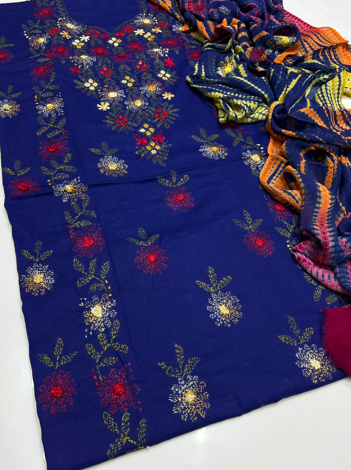 3PC Handmade Embroidered on GTM Premium Quality Lawn #8