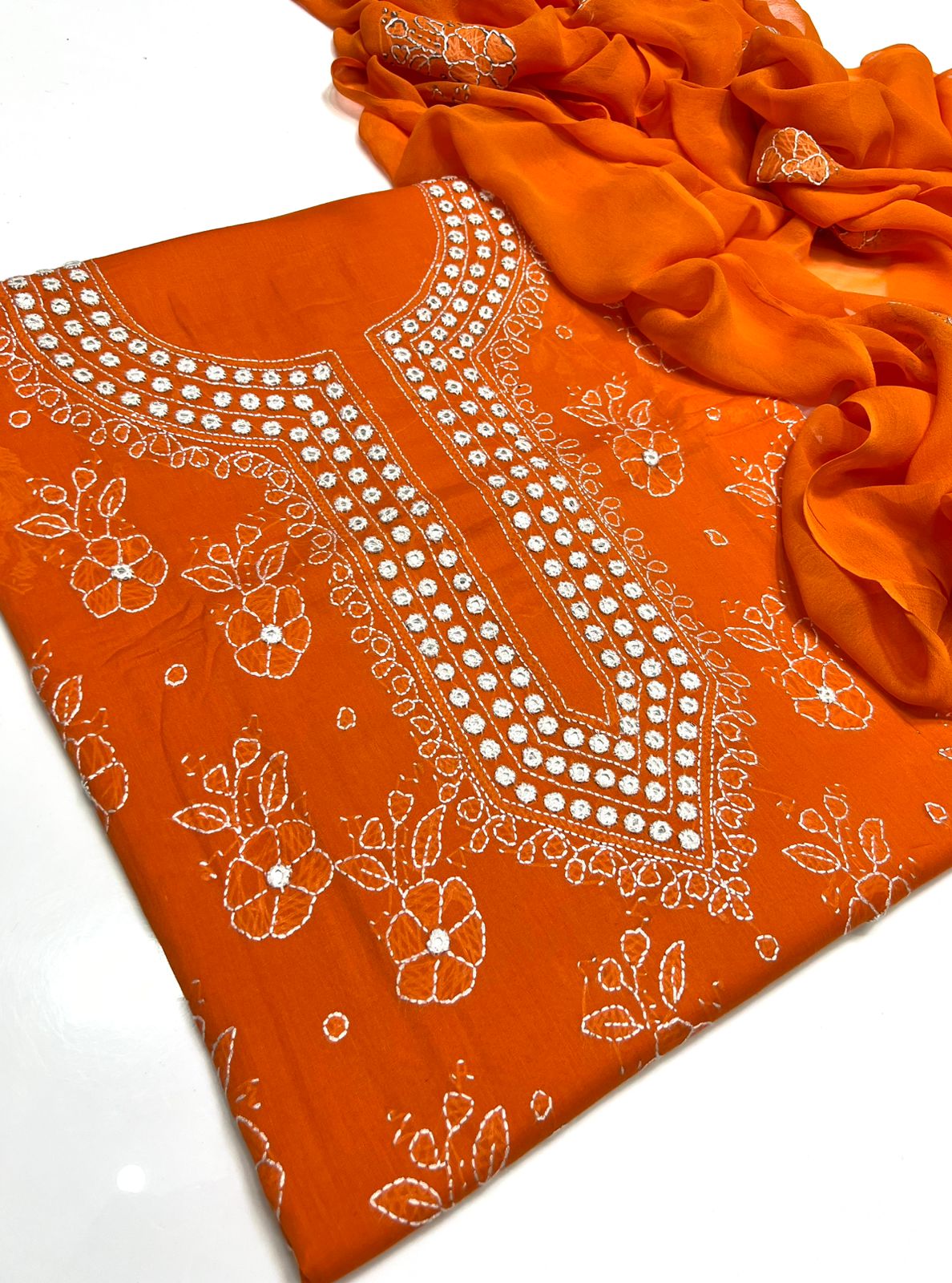 3PC Handmade Embroidered on GTM Premium Quality Lawn #10