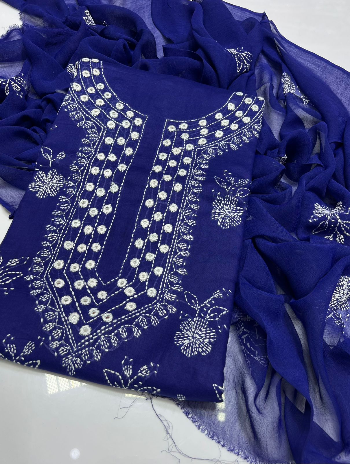 3PC Handmade Embroidered on GTM Premium Quality Lawn #10