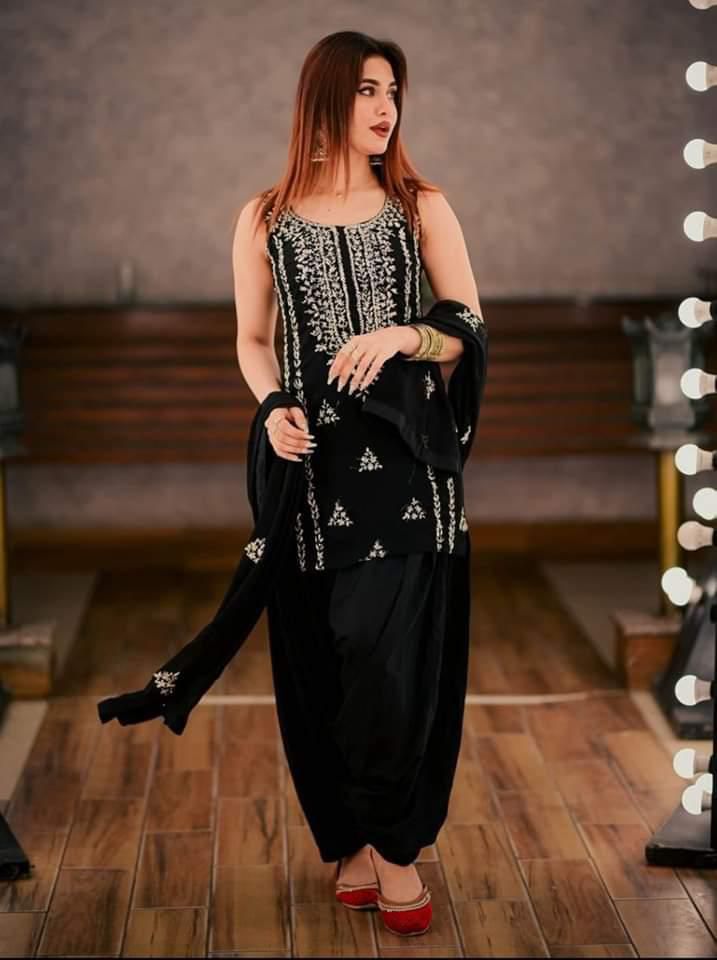 3PC Handmade Embroidered on GTM Premium Quality Lawn #19
