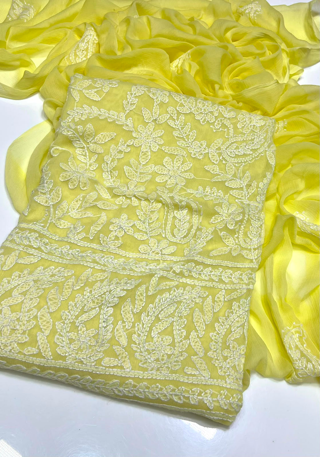 3PC Handmade Embroidered on GTM Premium Quality Lawn #22