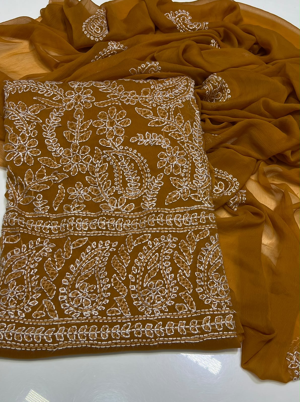 3PC Handmade Embroidered on GTM Premium Quality Lawn #22
