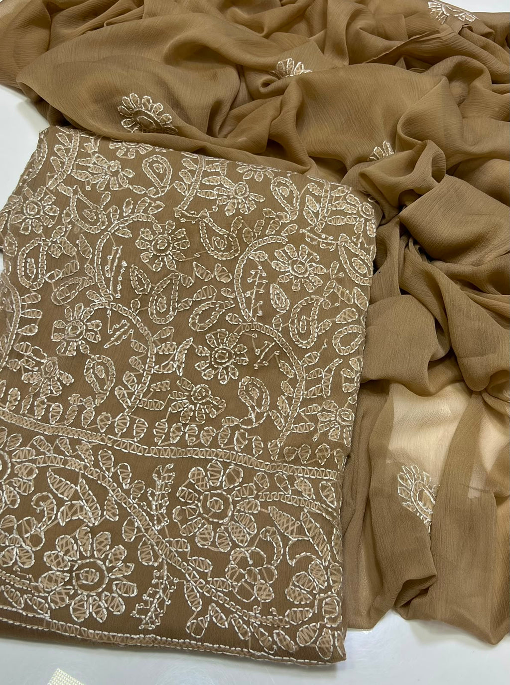 3PC Handmade Embroidered on GTM Premium Quality Lawn #22