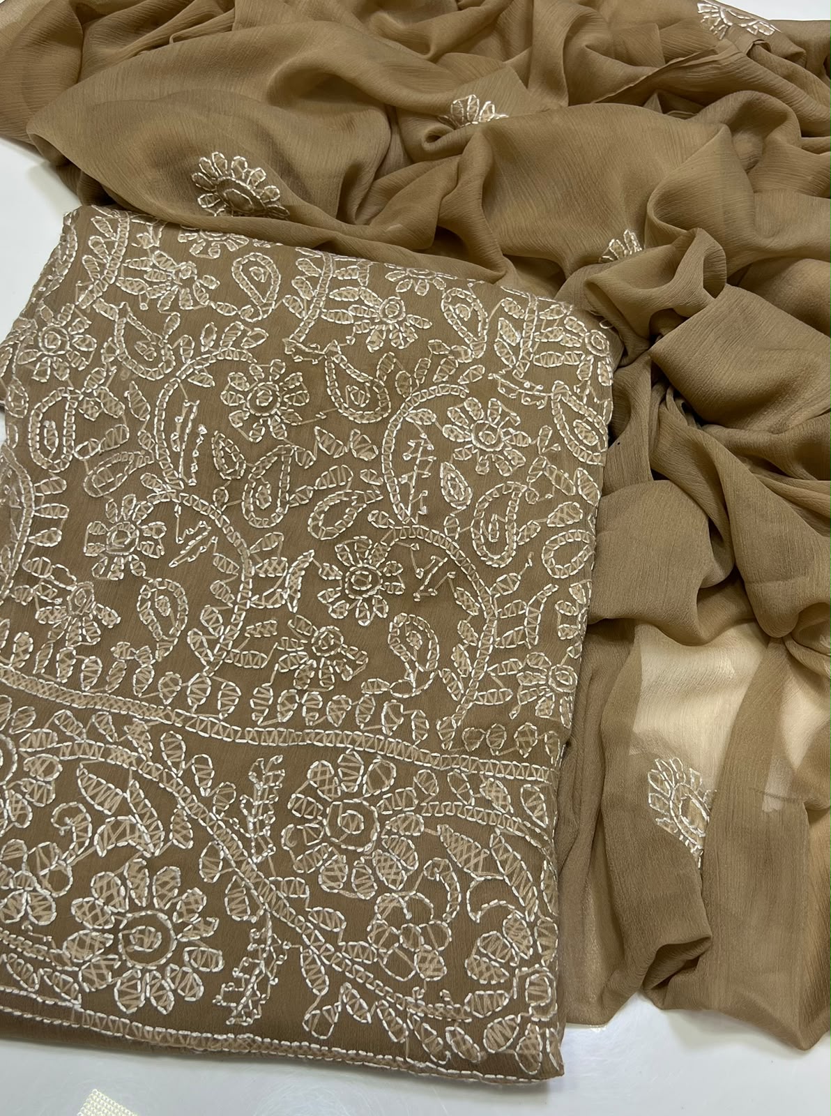 3PC Handmade Embroidered on GTM Premium Quality Lawn #22