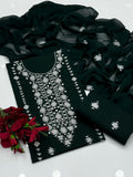 3PC Handmade Embroidered on GTM Premium Quality Lawn #25