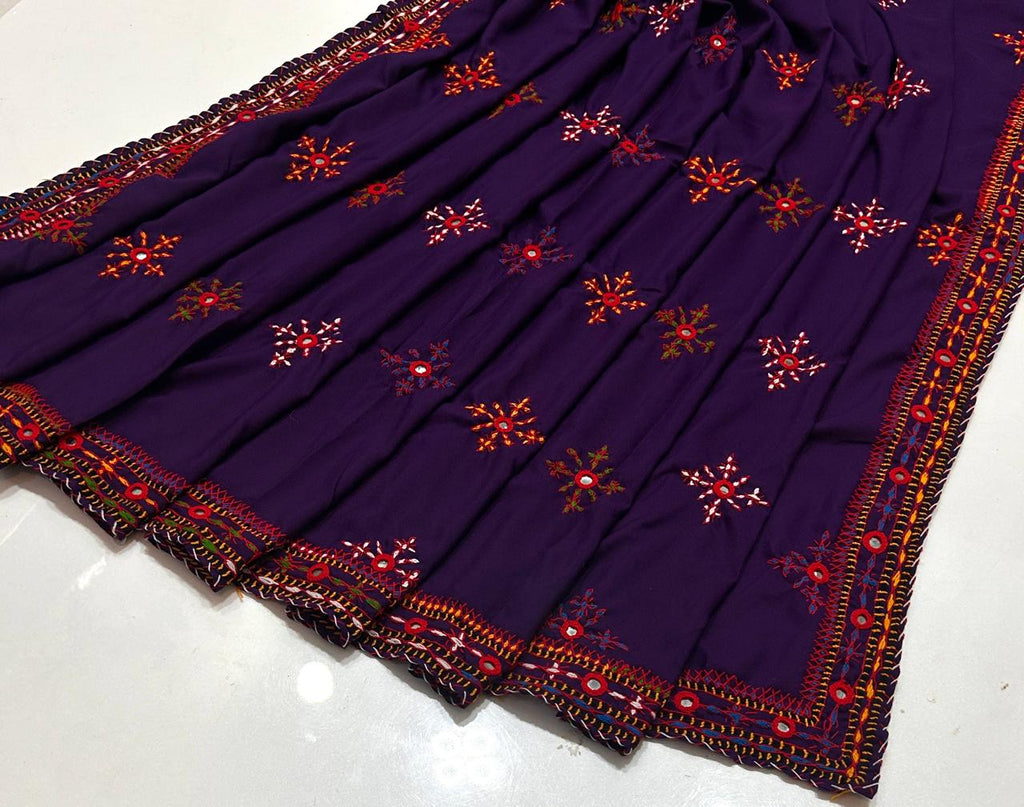 3PC Handmade Embroidered on GTM Premium Quality Lawn #26