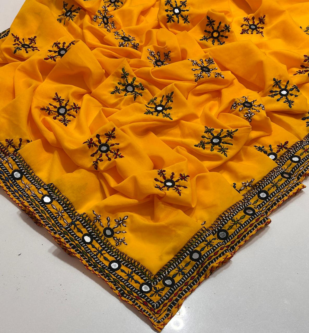 3PC Handmade Embroidered on GTM Premium Quality Lawn #26
