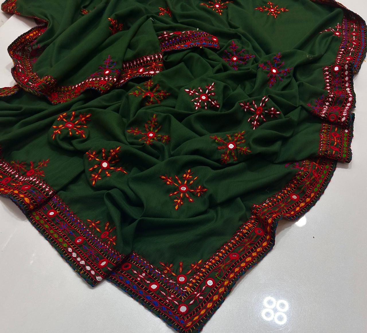 3PC Handmade Embroidered on GTM Premium Quality Lawn #26
