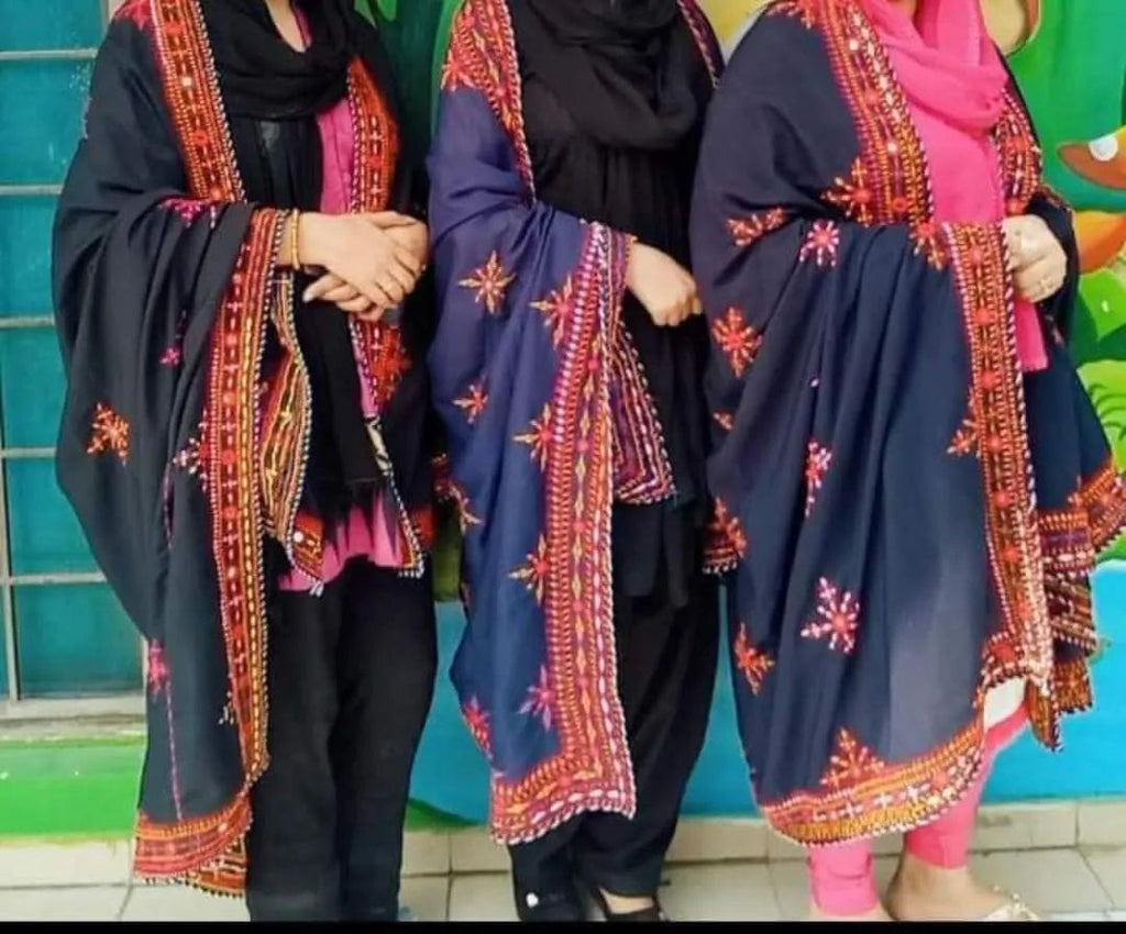 3PC Handmade Embroidered on GTM Premium Quality Lawn #26