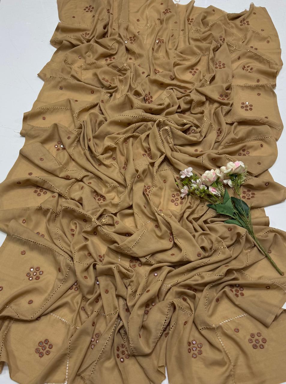 3PC Handmade Embroidered on GTM Premium Quality Lawn #27