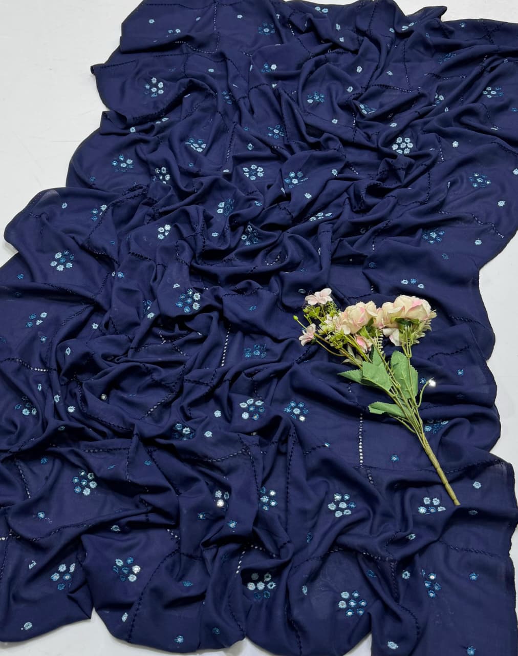 3PC Handmade Embroidered on GTM Premium Quality Lawn #27