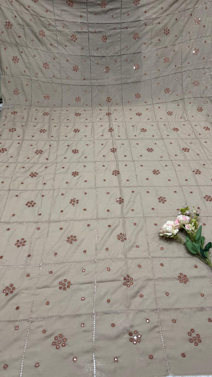 3PC Handmade Embroidered on GTM Premium Quality Lawn #27