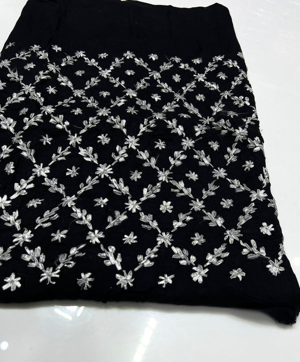 Handmade Gotta Embroidered Trouser on Arabic Premium Quality Lawn #29