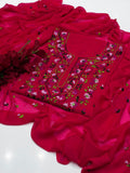 3PC Handmade Embroidered on GTM Premium Quality Lawn #35
