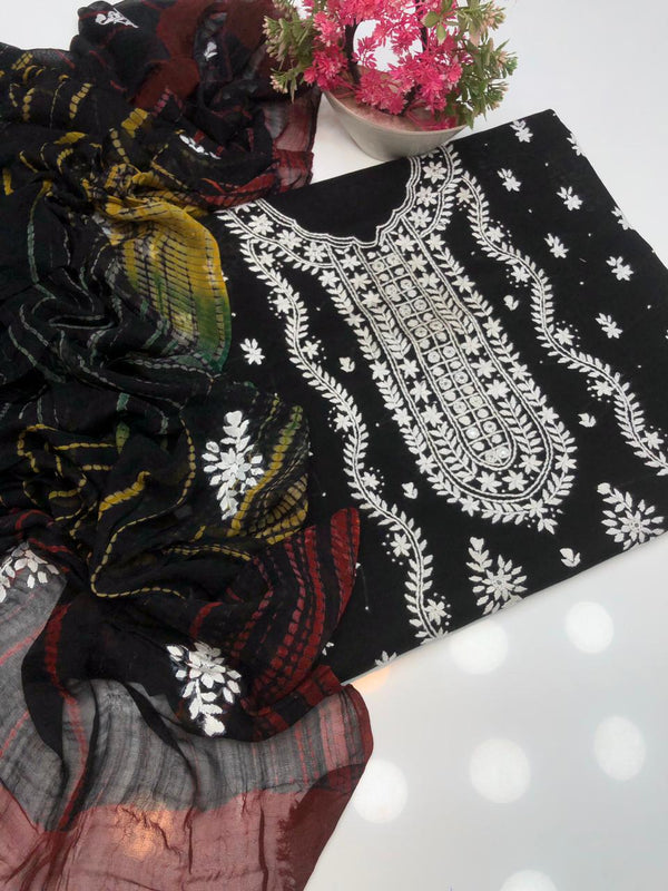 3 PC Hand Embroidered Lawn Collection #27