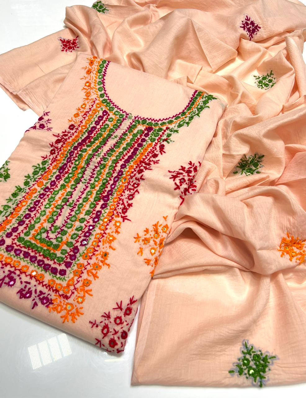 3PC Handmade Embroidered on GTM Premium Quality Lawn #2