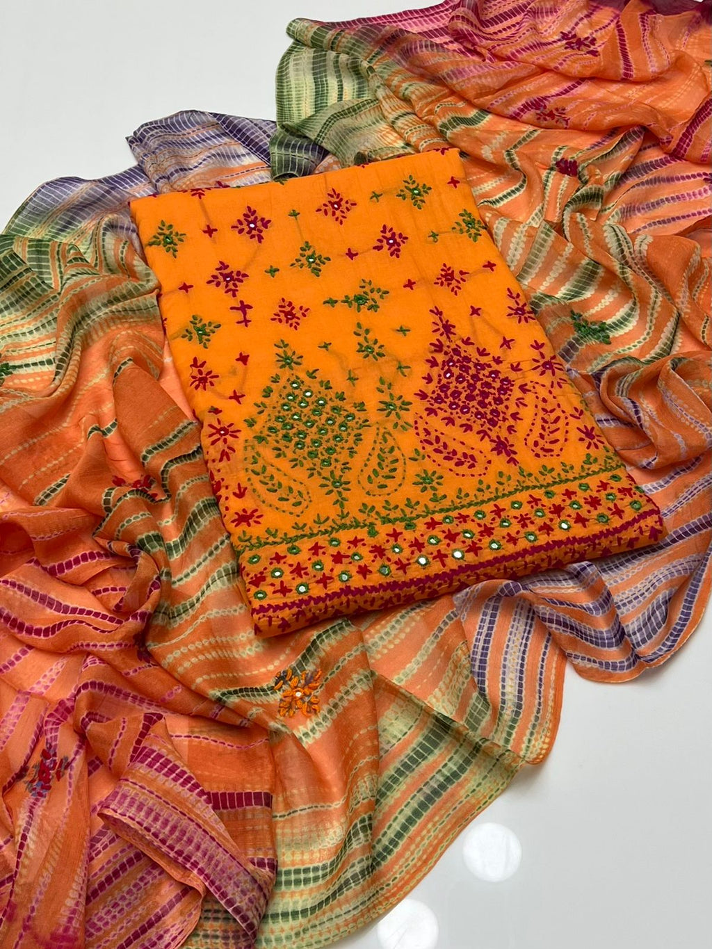 3PC Handmade Embroidered on GTM Premium Quality Lawn #2