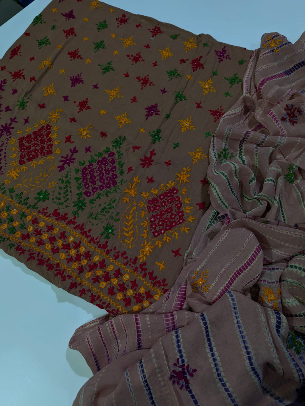 3PC Handmade Embroidered on GTM Premium Quality Lawn #2