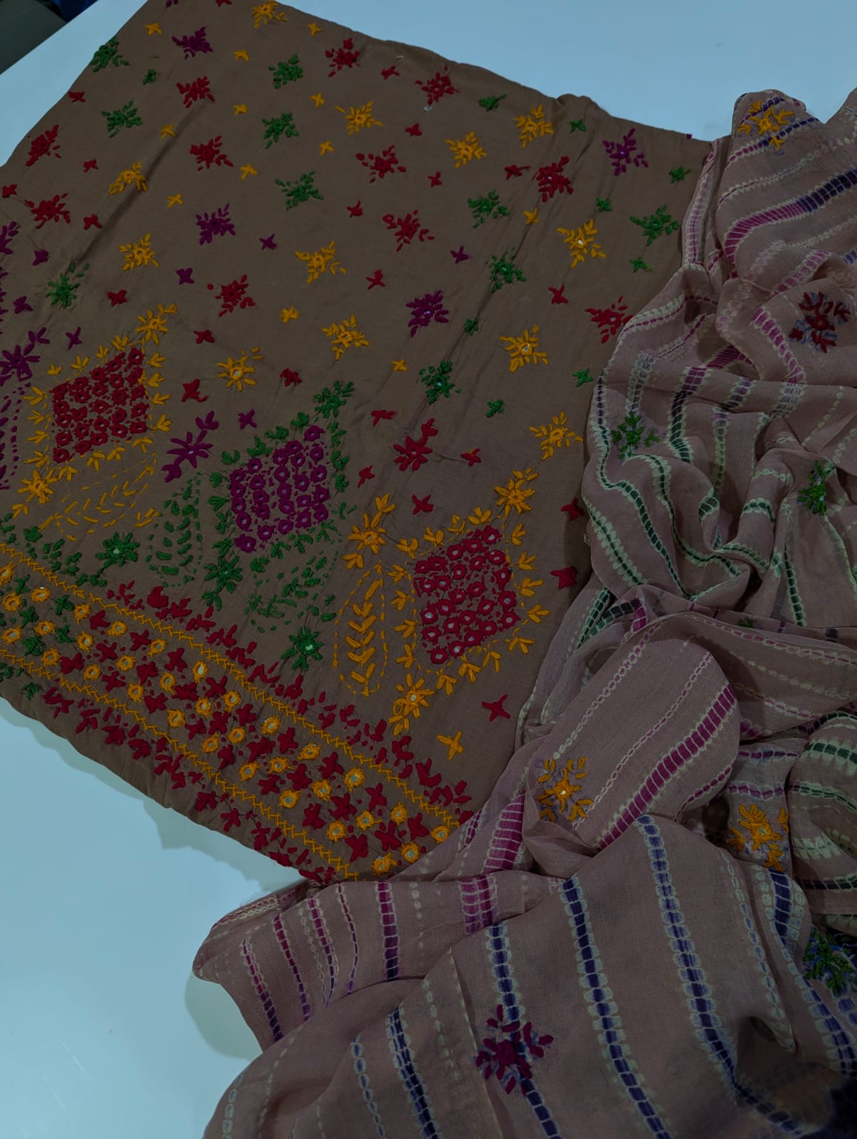 3PC Handmade Embroidered on GTM Premium Quality Lawn #2