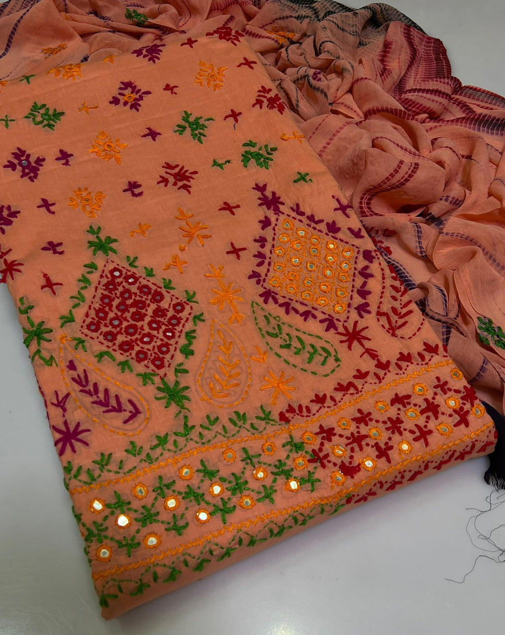 3PC Handmade Embroidered on GTM Premium Quality Lawn #2