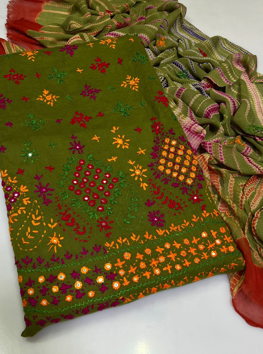 3PC Handmade Embroidered on GTM Premium Quality Lawn #2