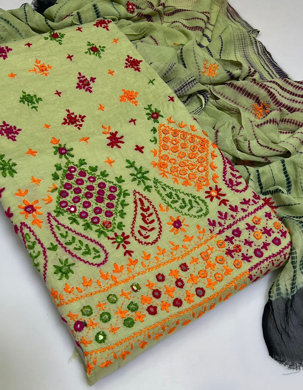 3PC Handmade Embroidered on GTM Premium Quality Lawn #2